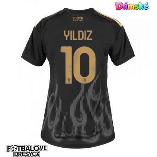 Juventus Kenan Yildiz #10 Dámské Alternativní Dres 2026-27 Krátký Rukáv Juventus Kenan Yildiz #10 Dámské Alternativní Dres 2026-27 Krátký Rukáv